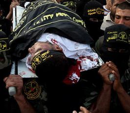 بالصور: تشييع جثمان الشهيد «  محمد الكفارنة  » أبن حركة الجهاد ببلدة بيت حانون