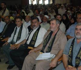 بالصور:الرابطة الإسلامية تحتفل بأوائل الثانوية العامة بأضخم مهرجان لها بمركز رشاد الشوا بغزة
