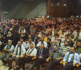 بالصور:الرابطة الإسلامية تحتفل بأوائل الثانوية العامة بأضخم مهرجان لها بمركز رشاد الشوا بغزة