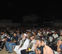 بالصور :: حفل تأبيني للشهيد حاتم البردويل ابن سرايا القدس 