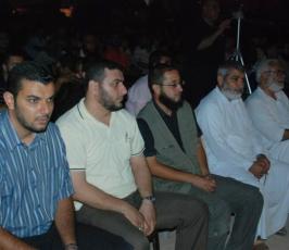 بالصور: مهرجان حاشد لحركة الجهاد على شرف الإستشهادى عماد ابو عيشة بذكرى إستشهاده بدير البلح