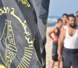 بالصور: حركة الجهاد تخرج دورة الشهيد «  محمد عبد الله » أبو المرشد لتعليم فنون السباحة بالوسطي‎