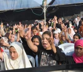 بالصور: حركة الجهاد تنظم مهرجان البسمة رغم المحنة على شاطئ بحر غزة