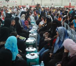 بالصور:: حركة الجهاد تنظم إفطاراُ جماعياُ لأسر الشهداء والجرحى بمدينة غزة