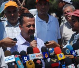 بالصور: مظاهرات بغزة تنديداُ بالمفاوضات