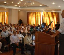 شاهد بالصور: المؤتمر الوطنى للحفاظ على الثوابت ورفضاً لإستئناف المفاوضات بغزة