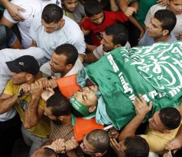 بالصور : تشييع جثمان الشهيد شلباية في طولكرم 