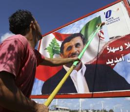 بالصور : لبنان يستعد لاستقبال الرئيس الإيراني محمود أحمدي نجاد