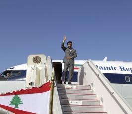 بالصور : ضيف لبنان الكبير الرئيس الإيراني احمدي نجاد يصل إلى بيروت