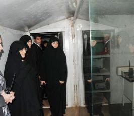بالصور : عقيلة الرئيس نجاد تزور معلم «  مليتا  » في الجنوب اللبناني