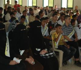 بالصور: جمعية أقرأ الخيرية تنظم مهرجاناً لحفظة كتاب الله بالنصيرات
