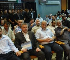 بالصور: مهرجان تكريم قافلة شريان الحياة 5 بمركز رشاد الشوا بغزة