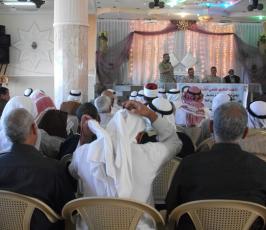 بالصور: لقاء جماهيرى مع الوجهاء والمخاتير بالذكرى ال15 لإستشهاد الدكتور المعلم فتحى الشقاقى بالنصيرات
