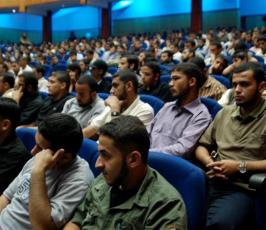 بالصور:: الرابطة الإسلامية تنظم مهرجان احياء ذكري الدكتور فتحي الشقاقي بالجامعة الاسلامية
