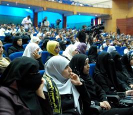 بالصور:: الرابطة الإسلامية تنظم مهرجان احياء ذكري الدكتور فتحي الشقاقي بالجامعة الاسلامية