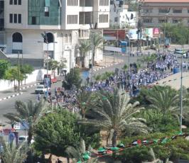 الصور: الاولية لمهرجان الدكتور فتحى الشقاقى بأرض الكتيبة بغزة