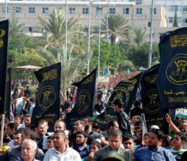 بالصور: سيول بشرية توافدت لإحياء ذكري استشهاد الشقاقى والانطلاقة الجهادية