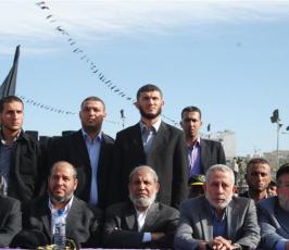بالصور: سيول بشرية توافدت لإحياء ذكري استشهاد الشقاقى والانطلاقة الجهادية
