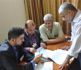 بالصور: إنتخابات المهندسين الزراعيين بغزة