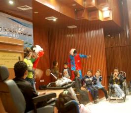 بالصور: إحتفال ترفيهى للأطفال المعاقين  بغزة بمناسبة يوم المعاق العالمى