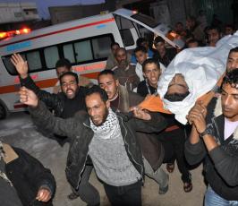 بالصور:تشييع الشهيدين أسامة النباهين وجهاد الهور من المنطقة الوسطى