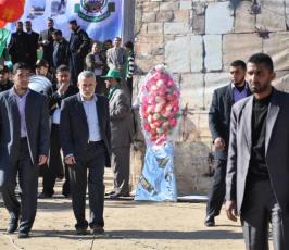 بالصور:: حركة « حماس » تحتفل بذكرى انطلاقتها الـ 23 بمهرجان جماهيري حاشد