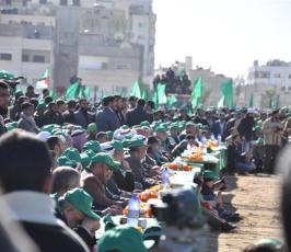بالصور:: حركة « حماس » تحتفل بذكرى انطلاقتها الـ 23 بمهرجان جماهيري حاشد