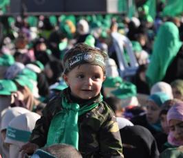 بالصور:: حركة « حماس » تحتفل بذكرى انطلاقتها الـ 23 بمهرجان جماهيري حاشد