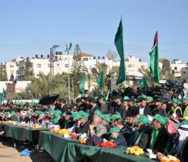بالصور:: حركة « حماس » تحتفل بذكرى انطلاقتها الـ 23 بمهرجان جماهيري حاشد