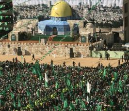 بالصور:: حركة « حماس » تحتفل بذكرى انطلاقتها الـ 23 بمهرجان جماهيري حاشد
