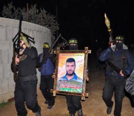 بالصور: حفل تأبين للشهيد القائد ماجد الحرازين بمدينة غزة