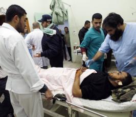 بالصور: إصابات فى قصف جوى صهيونى بجنوب قطاع غزة