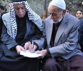 لجنة التواصل الجماهيري والاصلاح لحركة الجهاد ترعى صلحاً بين عائلتي حلس و تايه