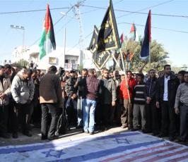 بالصور: : الجهاد تنتفض في ذكرى الحرب الصهيونية على قطاع غزة