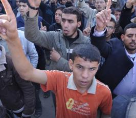 بالصور: : الجهاد تنتفض في ذكرى الحرب الصهيونية على قطاع غزة