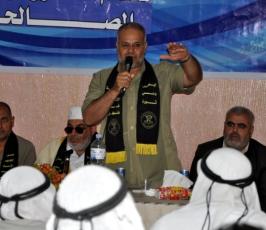 بالصور: التواصل الجماهيري للجهاد يعقد ندوة سياسية بعنوان"نعم نكون إن كانت المصالحة"