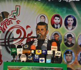 الجهاد الاسلامي ينظم مهرجان في الذكرى الثانية للحرب بمخيم الشاطئ