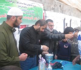 (بالصور) « منتدى الممرض الفلسطيني » برفح يختتم بطولة كروية 