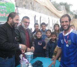 (بالصور) « منتدى الممرض الفلسطيني » برفح يختتم بطولة كروية 
