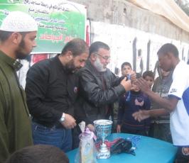 (بالصور) « منتدى الممرض الفلسطيني » برفح يختتم بطولة كروية 