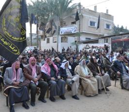 بالصور:: التواصل الجماهيري للجهاد الاسلامي يكرم ثلة من شرائح العمل الميداني