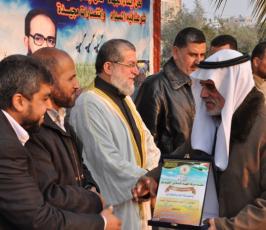 بالصور:: التواصل الجماهيري للجهاد الاسلامي يكرم ثلة من شرائح العمل الميداني