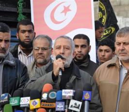 بالصور: حركة الجهاد تنظم مسيرة حاشدة دعماً للشعب التونسى