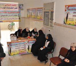 بالصور: كاميرا فلسطين اليوم تتجول بقاعات انتخابات منتدى الممرض الفلسطينى
