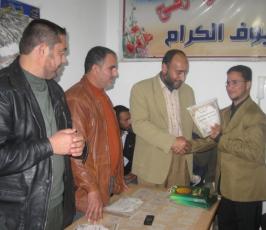 بالصور: منتدى المعلم يكرم منتدى الممرض الفلسطيني بفوزه بانتخابات التمريض