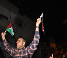 بالصور: حركة الجهاد تنظم مسيرة حاشدة إحتفالاً بنجاح الثورة بمصر