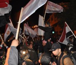 بالصور: حركة الجهاد تنظم مسيرة حاشدة إحتفالاً بنجاح الثورة بمصر