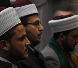 بالصور:إحتفال بذكري المولد النبوى أقامه المركز الوطنى للدراسات والبحوث بمركز رشاد الشوا بغزة 