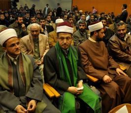 بالصور:إحتفال بذكري المولد النبوى أقامه المركز الوطنى للدراسات والبحوث بمركز رشاد الشوا بغزة 