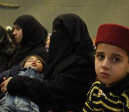 بالصور:إحتفال بذكري المولد النبوى أقامه المركز الوطنى للدراسات والبحوث بمركز رشاد الشوا بغزة 